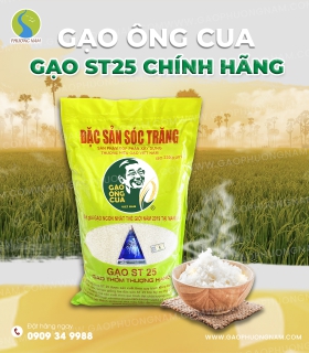 Gạo ST25 (Ông Cua) Chính Hãng  - Túi 5kg