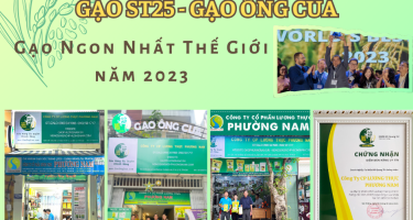 Cửa hàng Gạo ST25 thương hiệu Gạo Ông Cua - Gạo Ngon Nhất Thế Giới 2019 và 2023