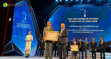 Kỹ sư Hồ Quang Cua được trao Giải thưởng Hồ Chí Minh cho Gạo ST25 