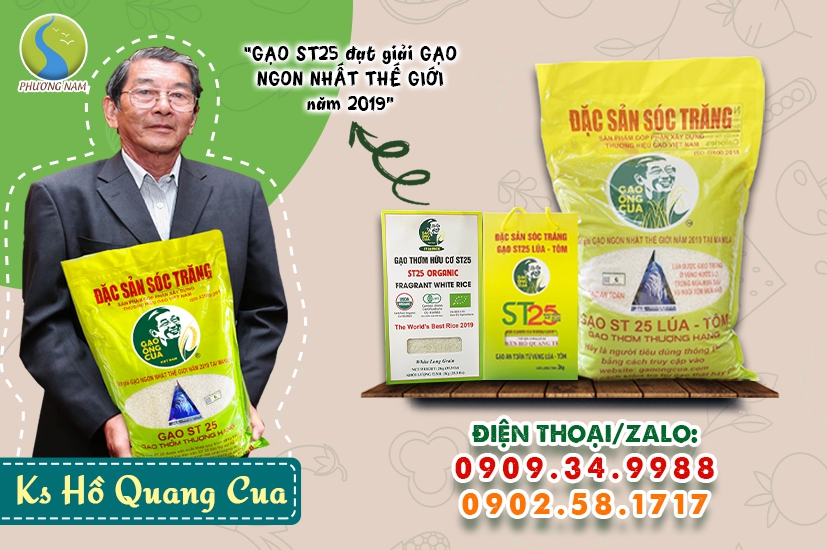 Gạo ST25 Chính Hãng - Gạo Ông Cua