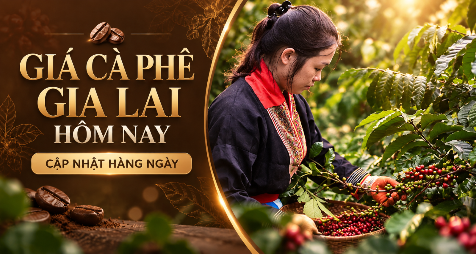 Giá cà phê Gia Lai hôm nay