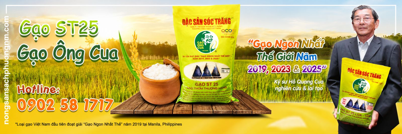 Gạo ST25 Chính Hãng - Gạo Ông Cua