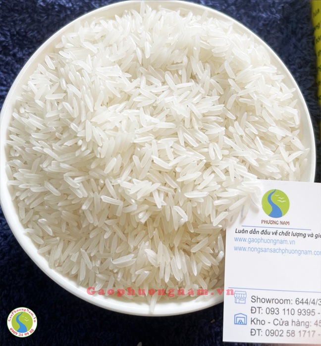 Hạt gạo ST25 hộp 2kg ông Cua lúa tôm hon dài rất đẹp