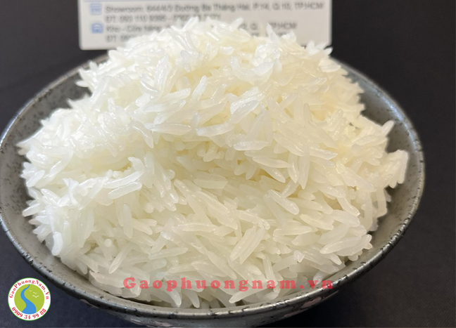 Hạt cơm gạo ST25 (ông Cua) lúa tôm – hộp 2kg xếp hình rất đẹp