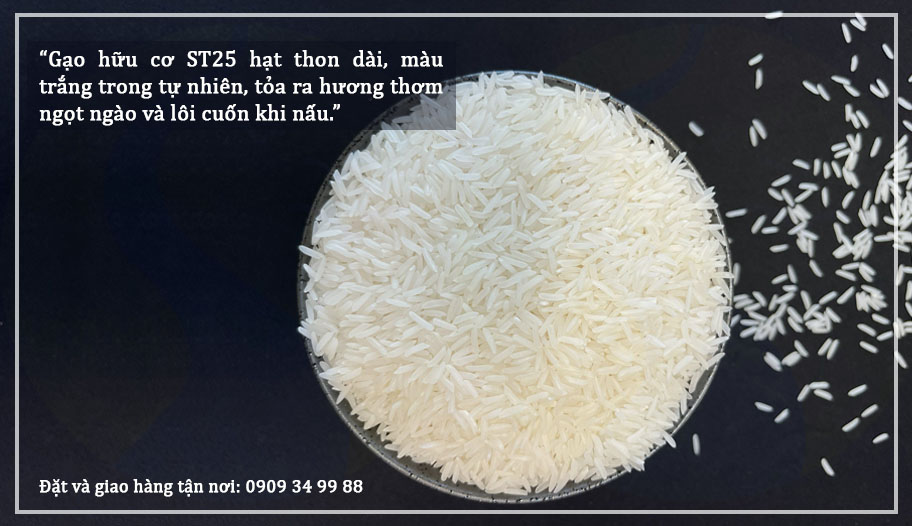 gạo hữu cơ st25