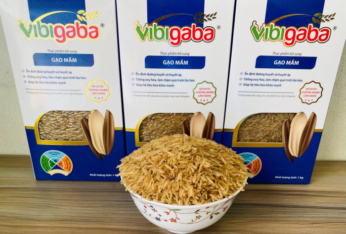 Gạo mầm Vibigaba thông thường, giúp ăn no  mà không lo bị tăng đường huyết, năm 2021