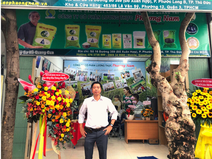 DNTN Hồ Quang Trí gửi đến lãng hoa chúc mừng PHương Nam khai trương chi nhánh mới