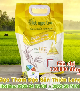 Gạo Hạt Ngọc Trời Thiên Long - Túi 5kg