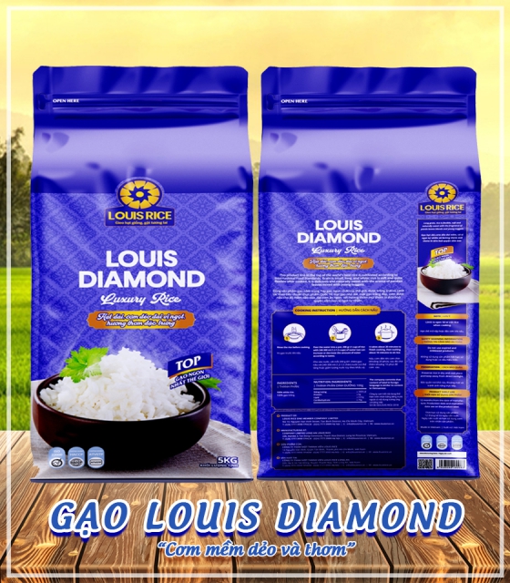 Gạo Louis Diamond - Túi 5kg