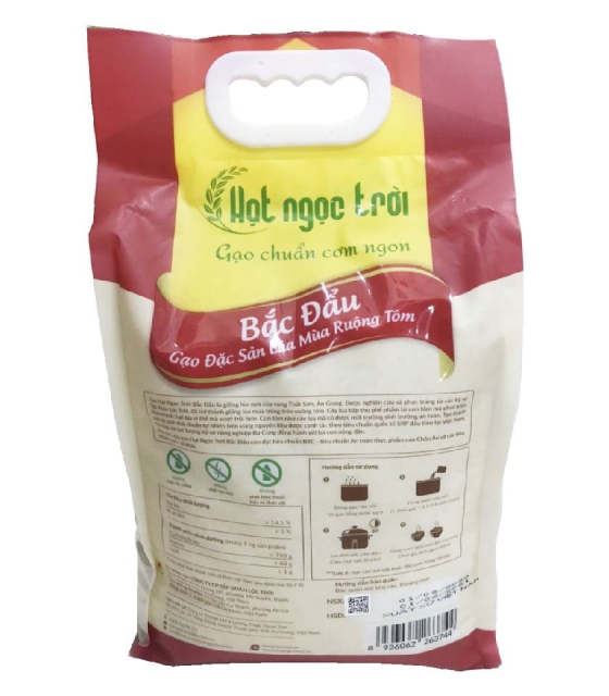 Gạo Hạt Ngọc Trời Bắc Đẩu - Túi 5kg